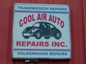 Cool Air Auto sign